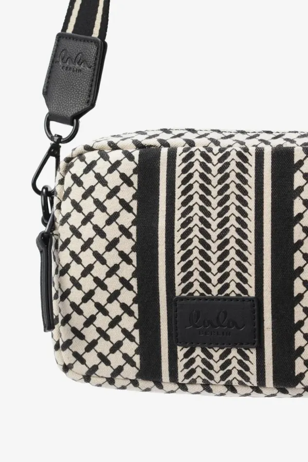 Lala Berlin Bags Crossbody Milly Canvas Heritage Stripe Black 8211 Women