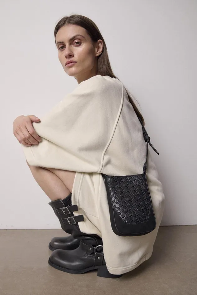 Lala Berlin Bags Flat Crossbody Milwa Grainy Vegan Leather Black 8211 Women