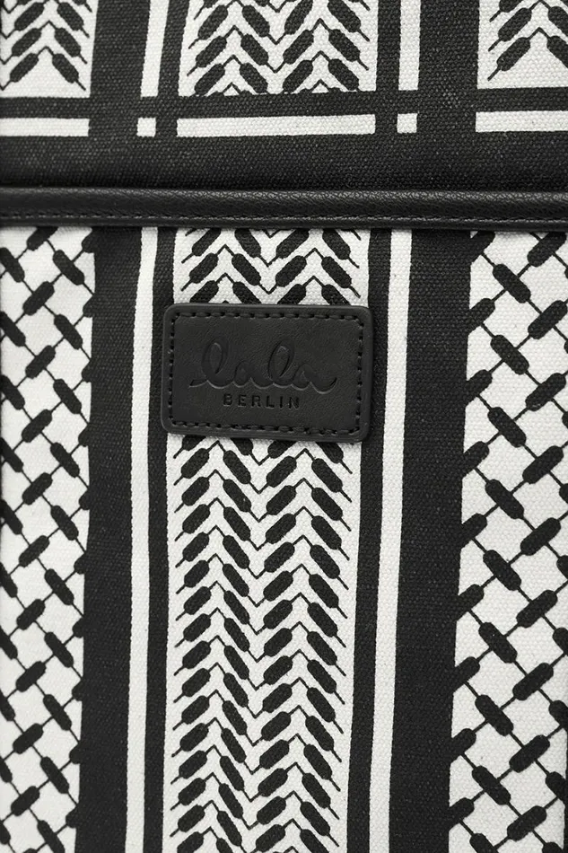 Lala Berlin Bags Tote Carmela 20 Canvas Heritage Stripe Black 8211 Women