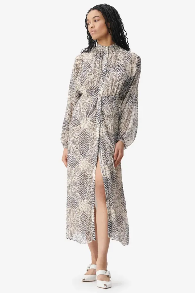 Lala Berlin Dresses Dress Dara Viscose Heritage Star Vanilla 8211 Women