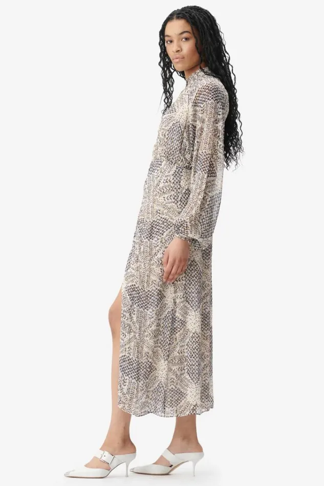 Lala Berlin Dresses Dress Dara Viscose Heritage Star Vanilla 8211 Women