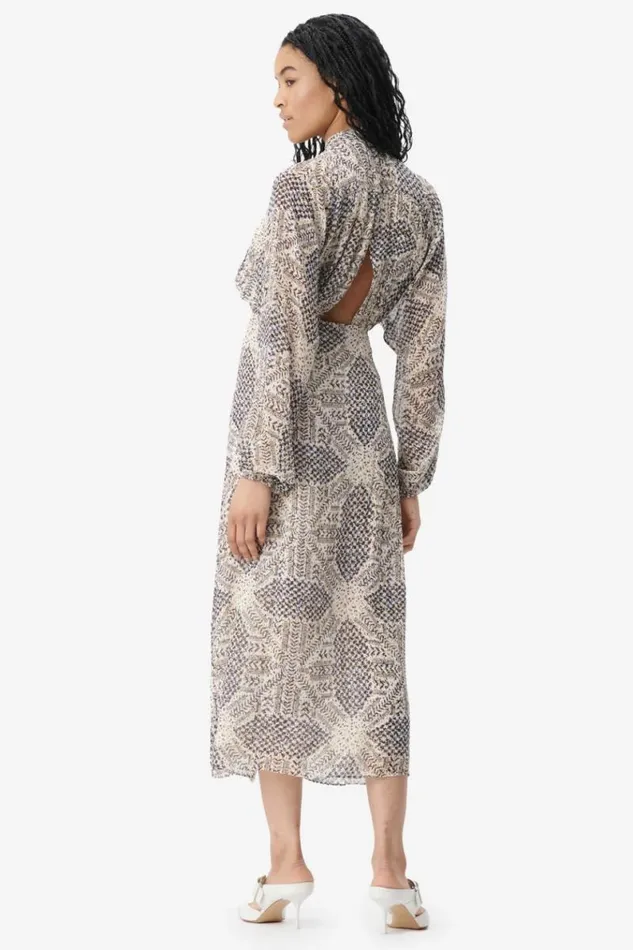Lala Berlin Dresses Dress Dara Viscose Heritage Star Vanilla 8211 Women