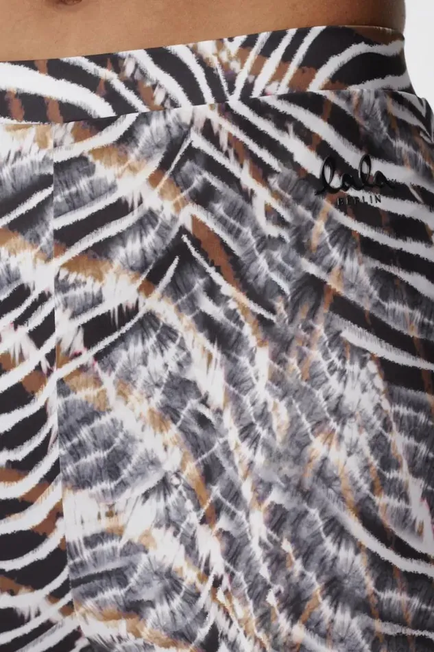 Lala Berlin Pants and Skirts Legging Leonie Polyester Mix Dark Zebra Shibori 8211 Women
