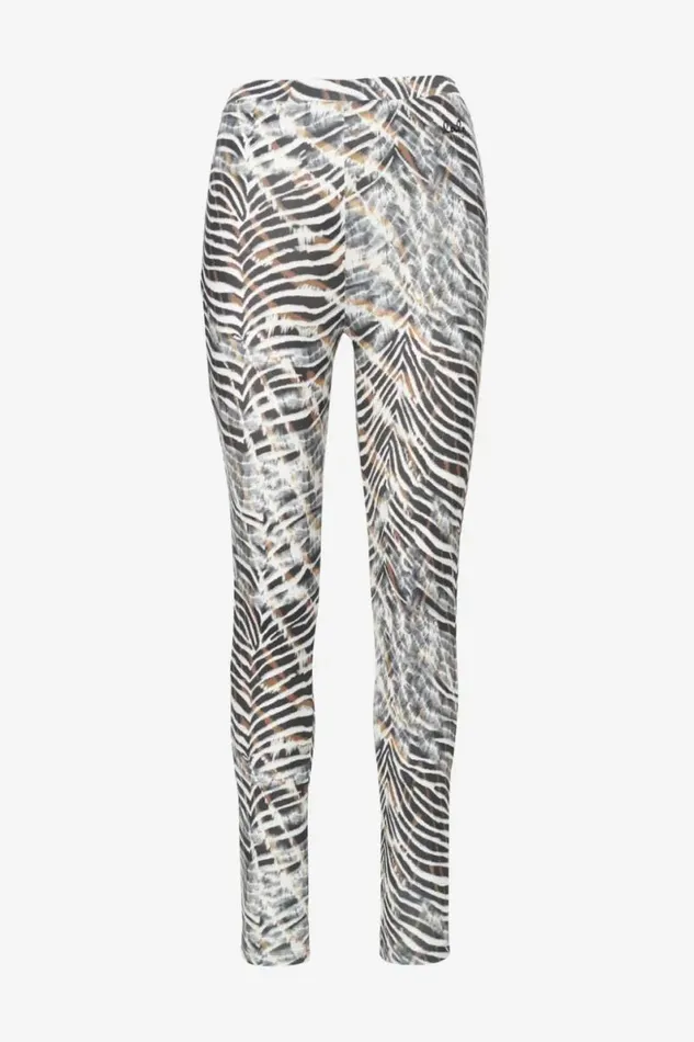 Lala Berlin Pants and Skirts Legging Leonie Polyester Mix Dark Zebra Shibori 8211 Women