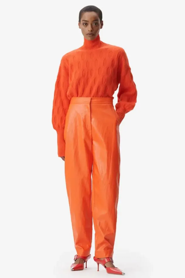 Lala Berlin Pants and Skirts Pants Paris Viscose Mix Paprika 8211 Women
