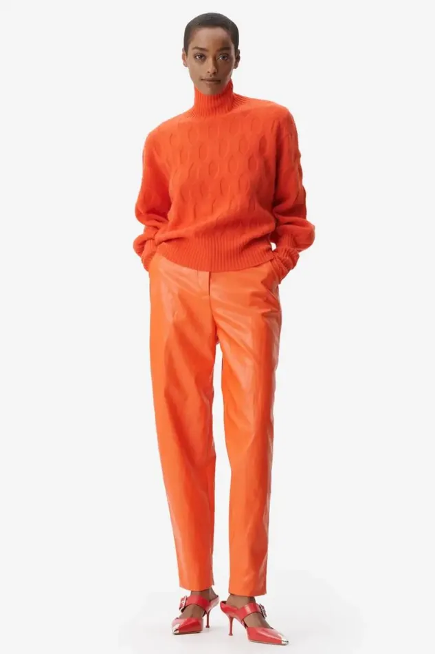 Lala Berlin Pants and Skirts Pants Paris Viscose Mix Paprika 8211 Women