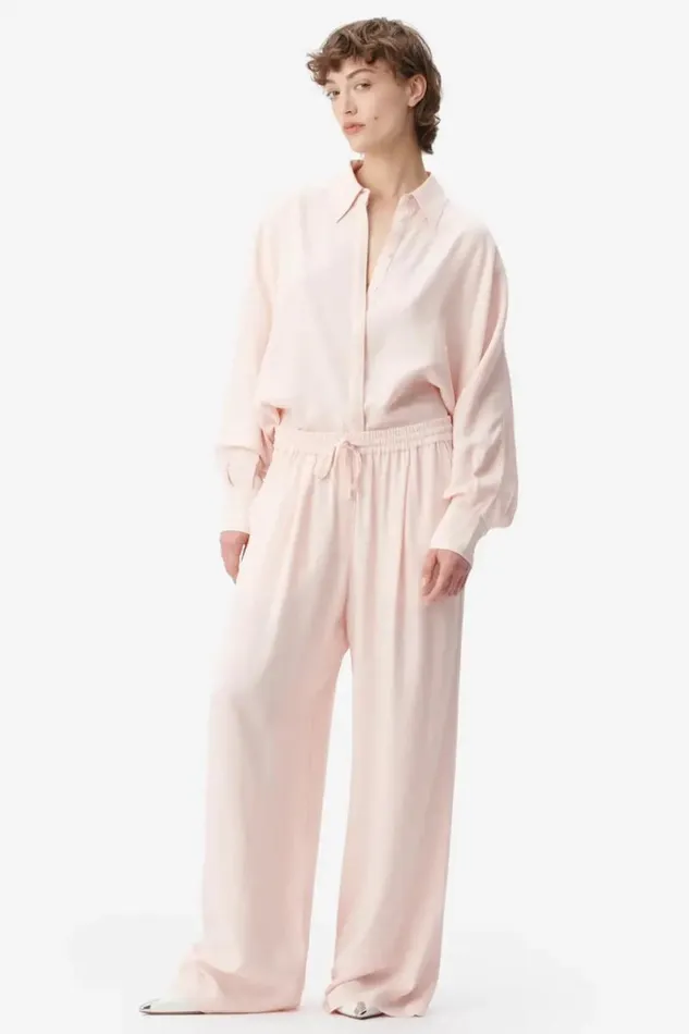 Lala Berlin Pants and Skirts Pants Perla Viscose Mix Lalagram Peach Blush 8211 Women