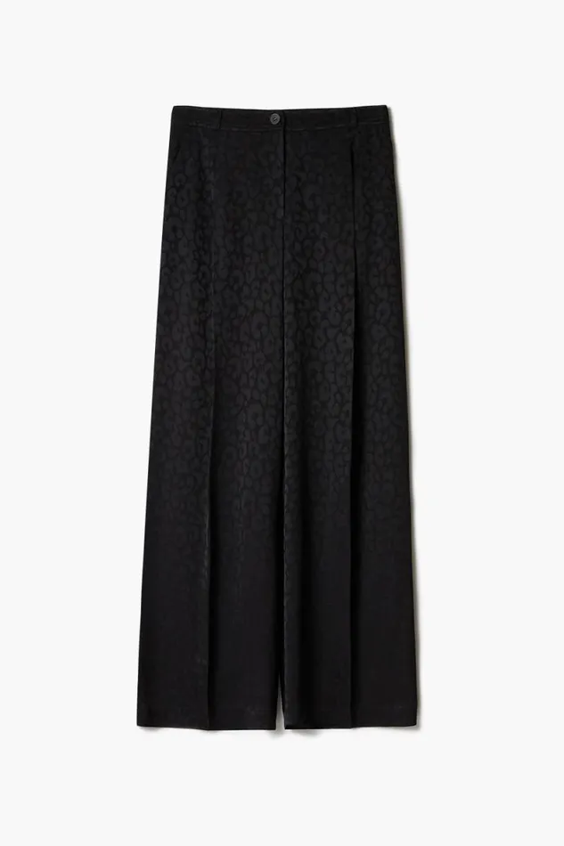 Lala Berlin Pants and Skirts Pants Polko Viscose Mix Leo Black 8211 Women
