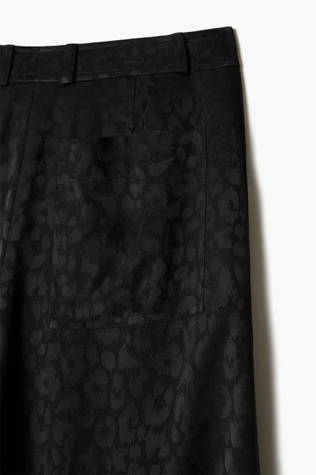 Lala Berlin Pants and Skirts Pants Polko Viscose Mix Leo Black 8211 Women