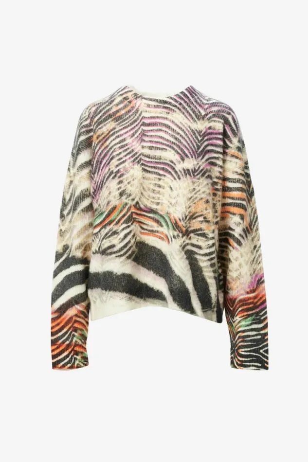 Lala Berlin Pullover Jumper Kacylito Wool Mix Zebra Shibori 8211 Women