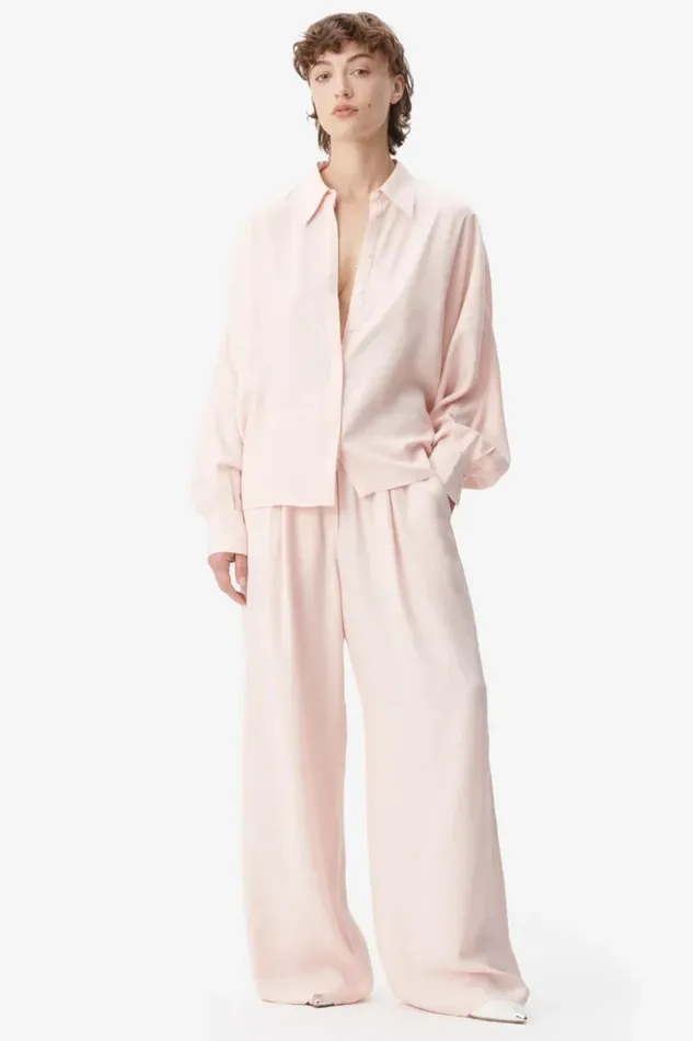Lala Berlin Shirts and Blouses Blouse Buccia Viscose Mix Lalagram Peach Blush 8211 Women