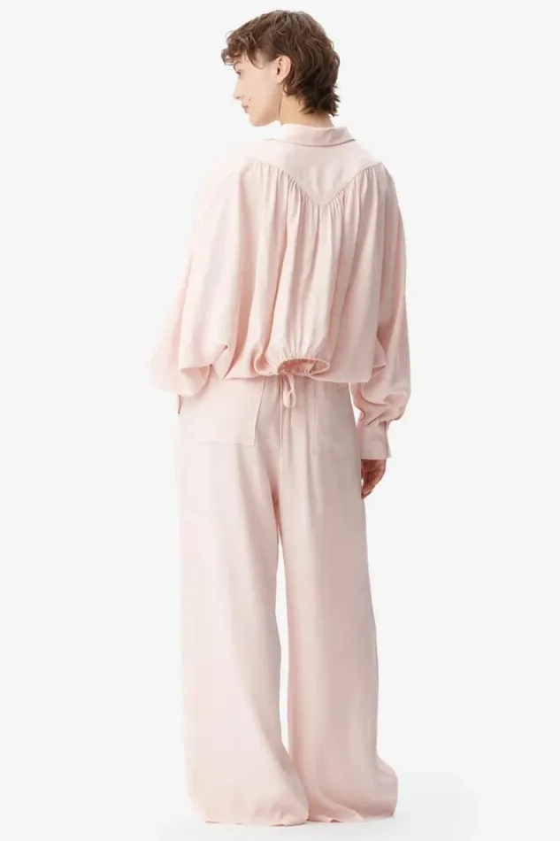 Lala Berlin Shirts and Blouses Blouse Buccia Viscose Mix Lalagram Peach Blush 8211 Women