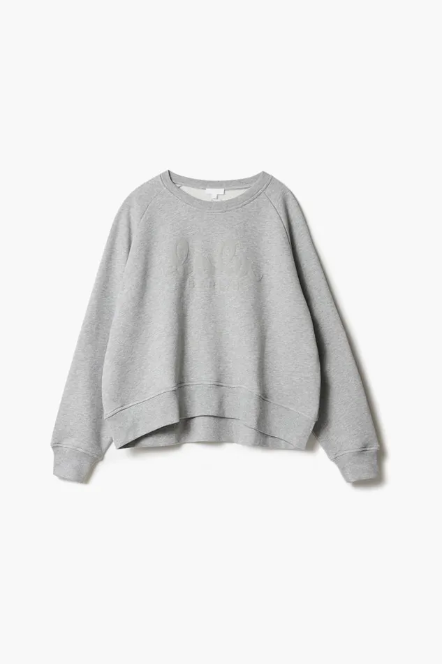 Lala Berlin Shirts and Blouses Sweatshirt Ijora Cotton Heather Grey 8211 Women