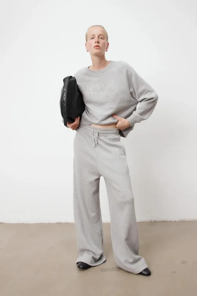 Lala Berlin Shirts and Blouses Sweatshirt Ijora Cotton Heather Grey 8211 Women