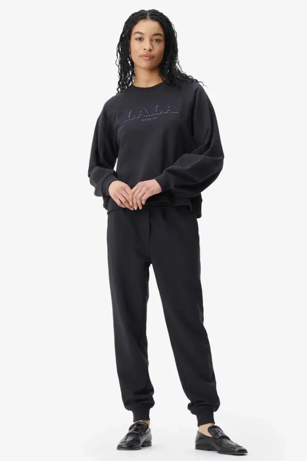 Lala Berlin Shirts and Blouses Sweatshirt Ipara Cotton Mix Black 8211 Women