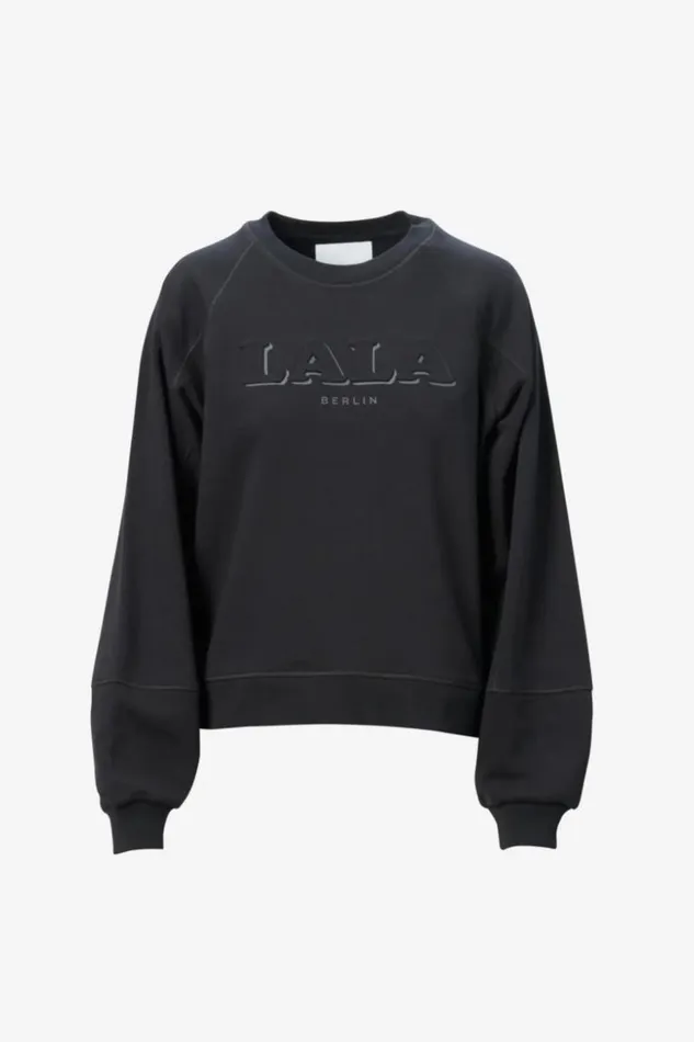 Lala Berlin Shirts and Blouses Sweatshirt Ipara Cotton Mix Black 8211 Women