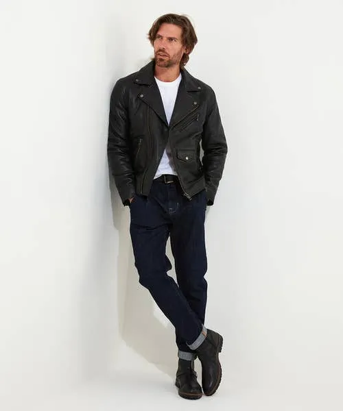 Layering Essentials Feel The Freedom Leather Jacket Black Joebrowns Apparel