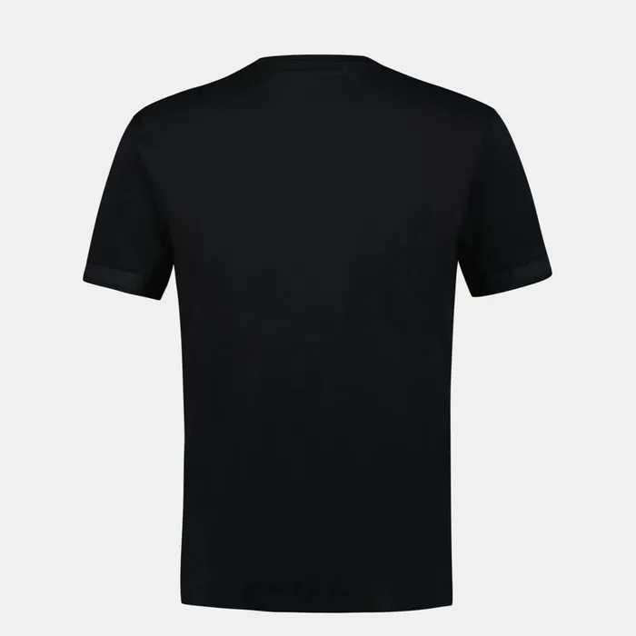 Le Coq Sportif Coq D039or TShirt En Interlock 240g Coton Black Men Tshirts And Tops