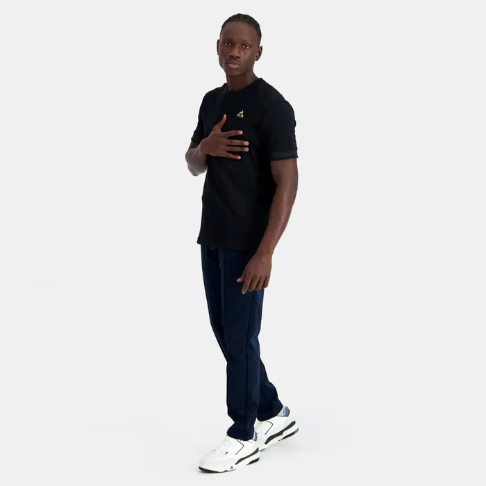 Le Coq Sportif Coq D039or TShirt En Interlock 240g Coton Black Men Tshirts And Tops