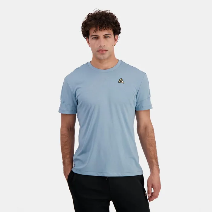 Le Coq Sportif Coq D039or TShirt Faded Denim Men Tshirts And Tops