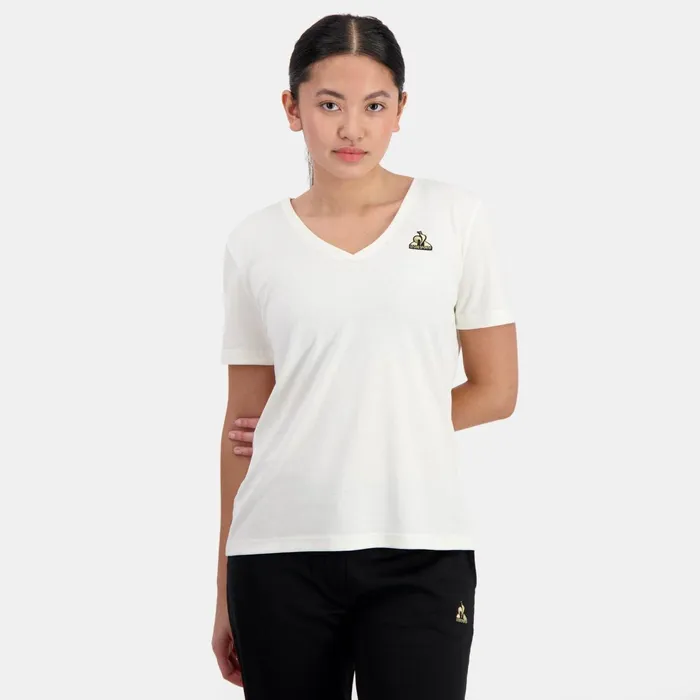 Le Coq Sportif Coq D039Or TShirt Marshmallow Women Tshirts Polos Shirts And Tops