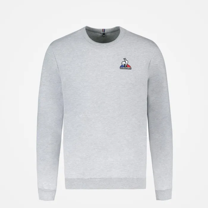 Le Coq Sportif Essentiels RoundNeck Sweatshirtshirt Gris Chin Clair Men Sweatshirts Le Coq Sportif Essentiels RoundNeck Sweatshirtshirt Gris Chin Clair Men Sweatshirts