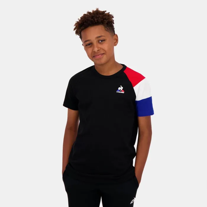 Le Coq Sportif Essentiels TShirt Kids Blacknowbelectrorelect Kids Tshirts