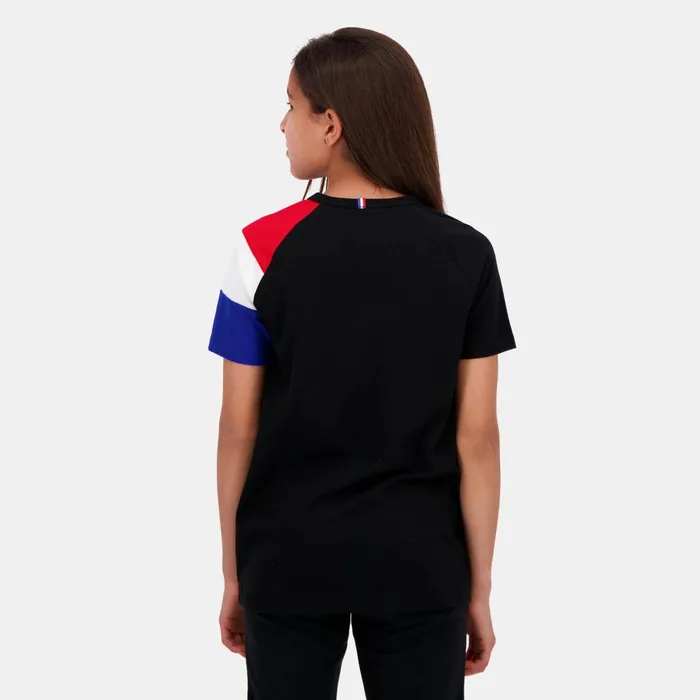 Le Coq Sportif Essentiels TShirt Kids Blacknowbelectrorelect Kids Tshirts