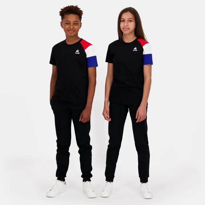 Le Coq Sportif Essentiels TShirt Kids Blacknowbelectrorelect Kids Tshirts