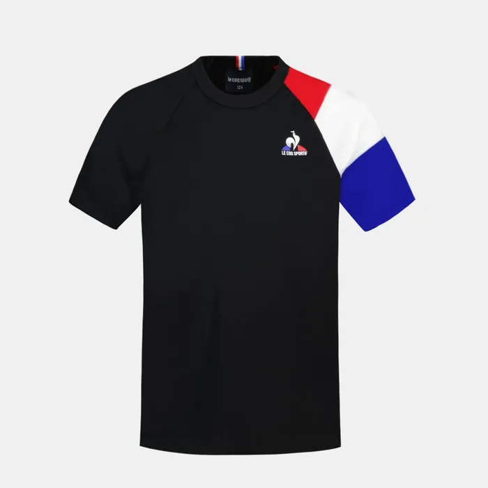 Le Coq Sportif Essentiels TShirt Kids Blacknowbelectrorelect Kids Tshirts