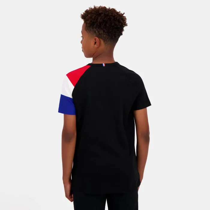 Le Coq Sportif Essentiels TShirt Kids Blacknowbelectrorelect Kids Tshirts