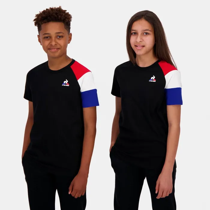 Le Coq Sportif Essentiels TShirt Kids Blacknowbelectrorelect Kids Tshirts