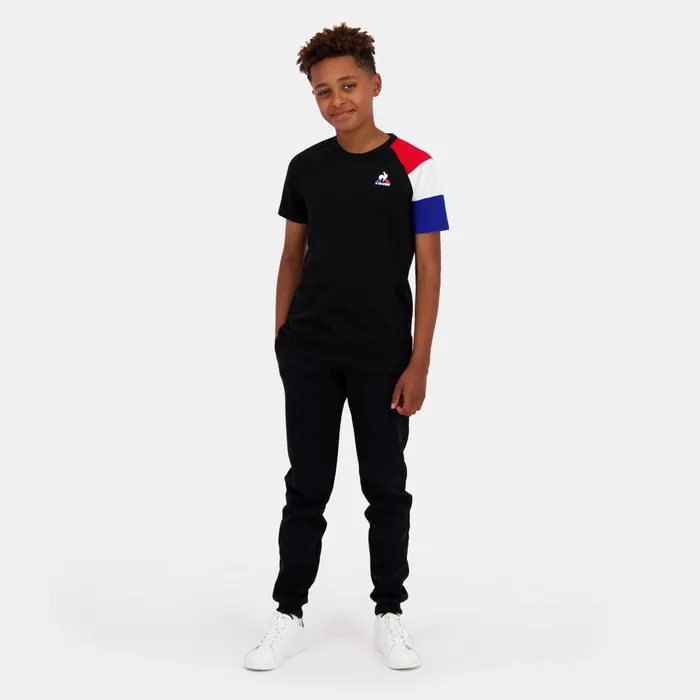 Le Coq Sportif Essentiels TShirt Kids Blacknowbelectrorelect Kids Tshirts