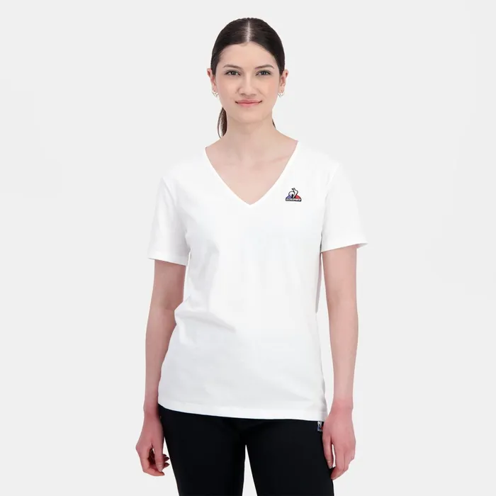 Le Coq Sportif Essentiels TShirt New Optical White Women Tshirts Polos Shirts And Tops