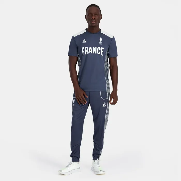 Le Coq Sportif France039s Olympic Team Jersey Insignia Blue Men Tshirts And Tops