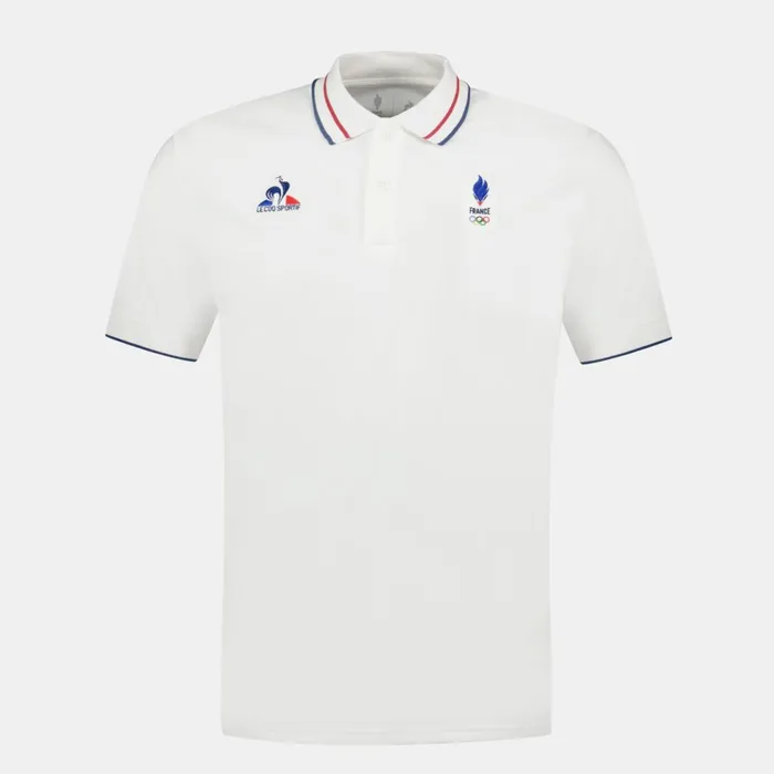 Le Coq Sportif France039s Olympic Team Polo Shirt Marshmallow Men Polos Shirts Le Coq Sportif France039s Olympic Team Polo Shirt Marshmallow Men Polos Shirts