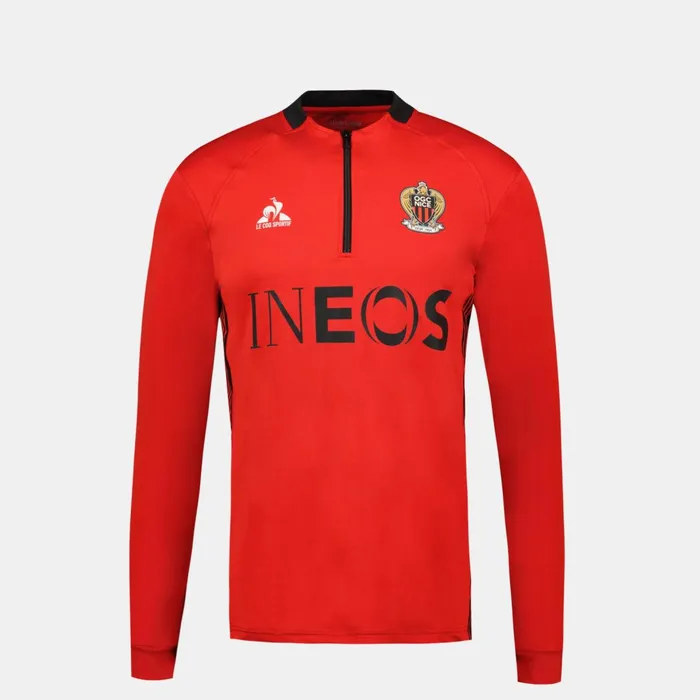 Le Coq Sportif OGC Nice 8211 Training Resistance Sweatshirt Red N Men Sweatshirts Le Coq Sportif OGC Nice 8211 Training Resistance Sweatshirt Red N Men Sweatshirts