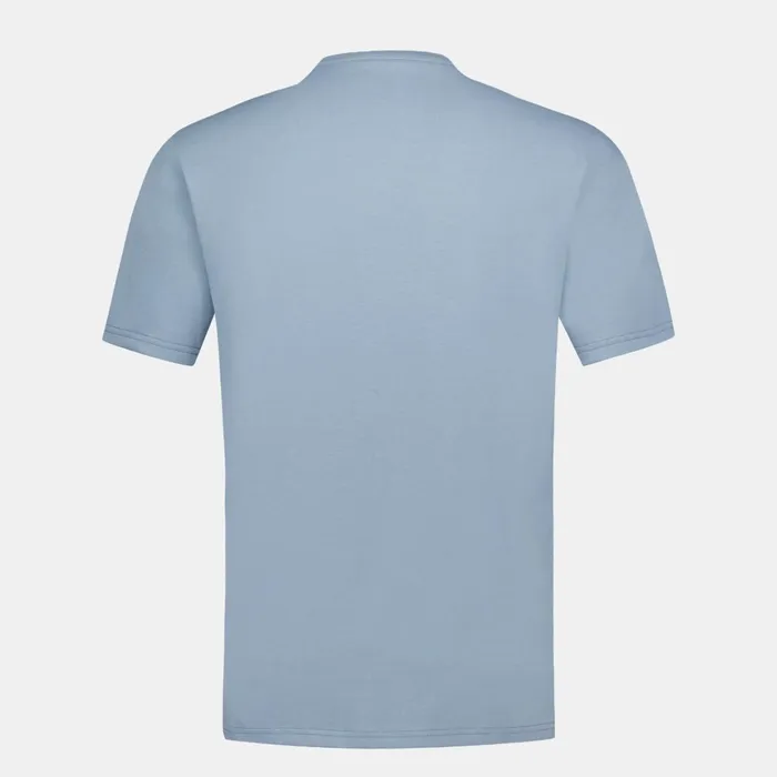 Le Coq Sportif Paris 2024 Capsule Tshirt SaintDenis Faded Denim Men Tshirts And Tops Le Coq Sportif Paris 2024 Capsule Tshirt SaintDenis Faded Denim Men Tshirts And Tops