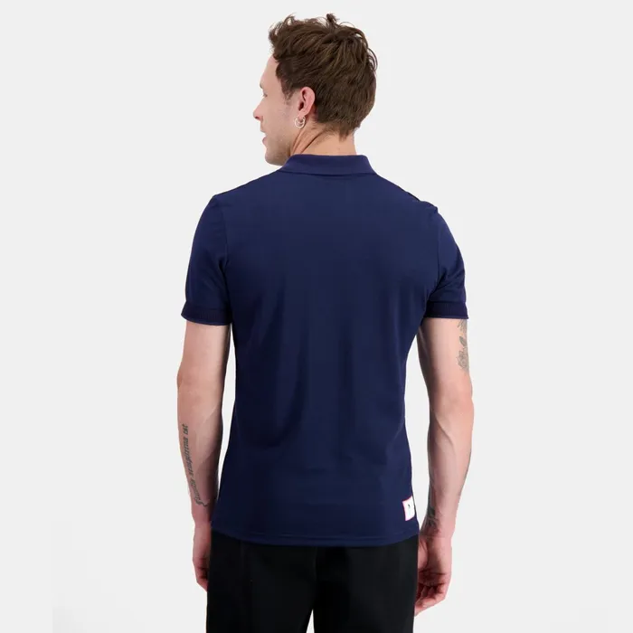 Le Coq Sportif Paris 2024 Polo Shirt Bleu Nuit Men Polos Shirts