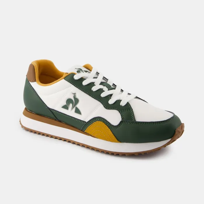 Le Coq Sportif Shoes JET STAR2 Optical Whitedouglas Fir Men Trainers And Sneakers Le Coq Sportif Shoes JET STAR2 Optical Whitedouglas Fir Men Trainers And Sneakers