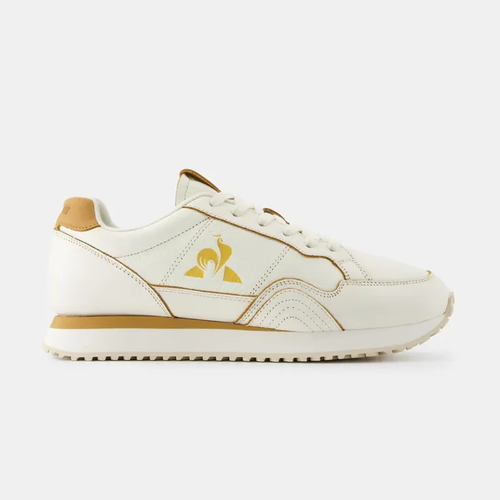 Le Coq Sportif Shoes JET STAR2 PREMIUM LEATHER Marshmallow Meerkat Men Trainers And Sneakers Le Coq Sportif Shoes JET STAR2 PREMIUM LEATHER Marshmallow Meerkat Men Trainers And Sneakers