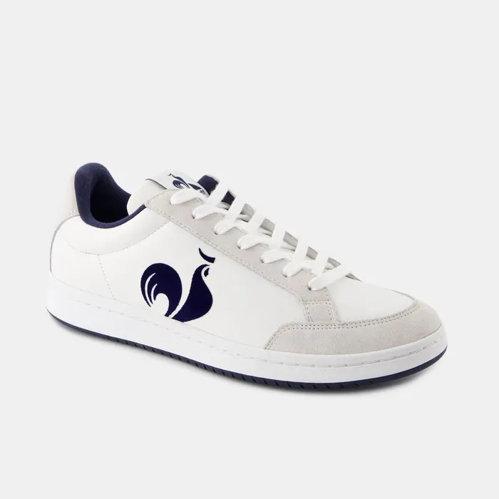 Le Coq Sportif Shoes LCS COURT ROOSTER Optical Whitedress Blue Men Trainers And Sneakers