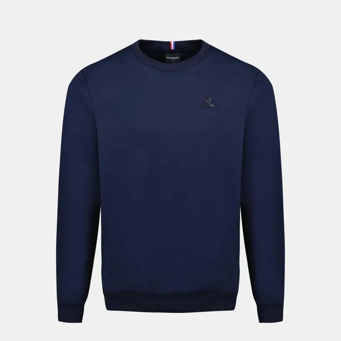 Le Coq Sportif Ton Sur Ton RoundNeck Sweatshirtshirt Dark Velvet Men Sweatshirts