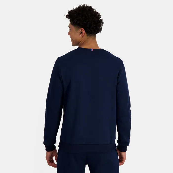 Le Coq Sportif Ton Sur Ton RoundNeck Sweatshirtshirt Dark Velvet Men Sweatshirts