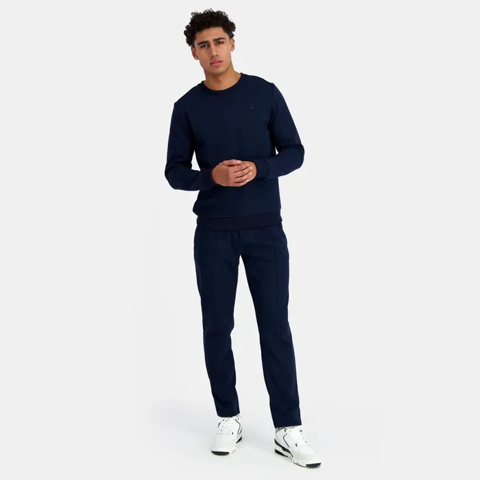 Le Coq Sportif Ton Sur Ton RoundNeck Sweatshirtshirt Dark Velvet Men Sweatshirts