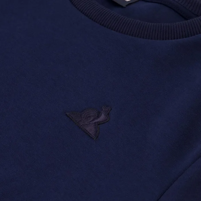 Le Coq Sportif Ton Sur Ton RoundNeck Sweatshirtshirt Dark Velvet Men Sweatshirts