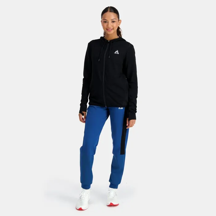 Le Coq Sportif Training Performance ZipUp Hoodie Black Women Sweatshirts And Hoodies