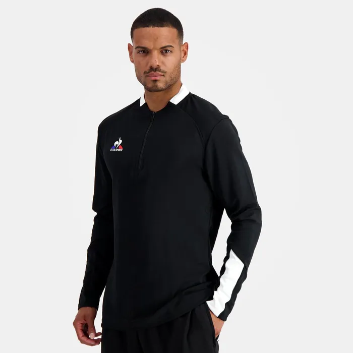 Le Coq Sportif Training Sweatshirt Black Men Sweatshirts