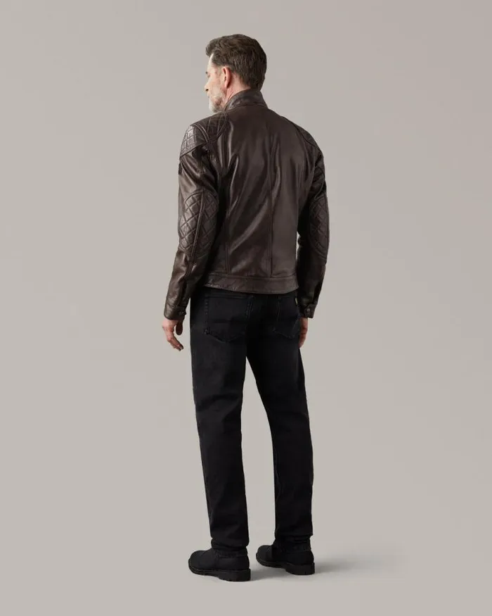 Leather Jackets Men Belstaff Brooklands Motorcycle Jacket Blackbrown Leather Jackets Men Belstaff Brooklands Motorcycle Jacket Blackbrown