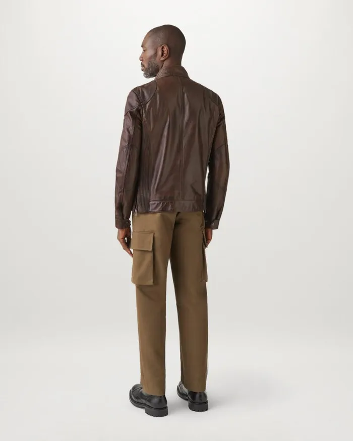 Leather Jackets Men Belstaff Legacy Gangster Dark Deep Copper Leather Jackets Men Belstaff Legacy Gangster Dark Deep Copper